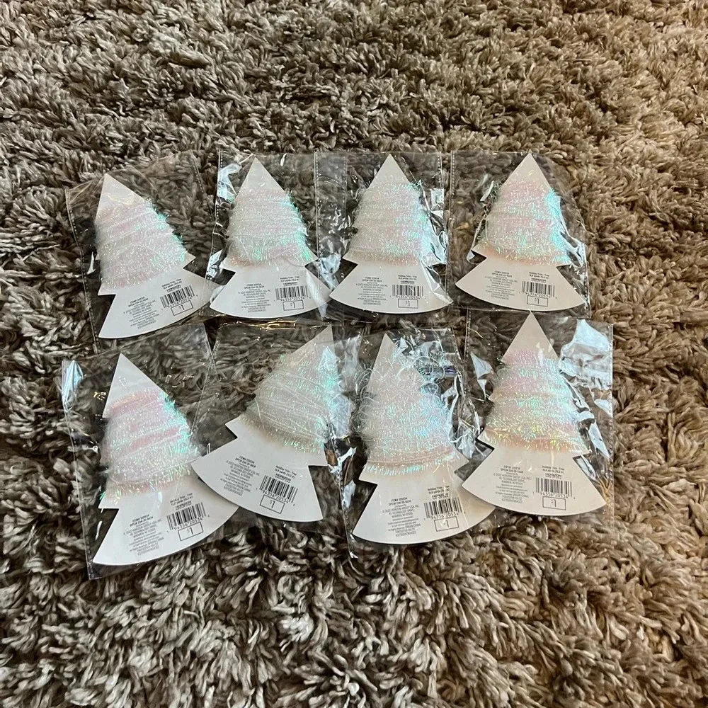 NWT set of 8 Christmas tree ribbon‎